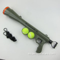 Pistola lanzador de pelotas de tenis de juguete de entrenamiento de perros ABS